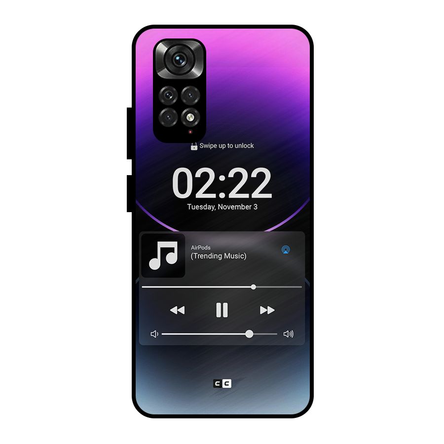 Trending Music Metal Back Case for Redmi Note 11 Pro
