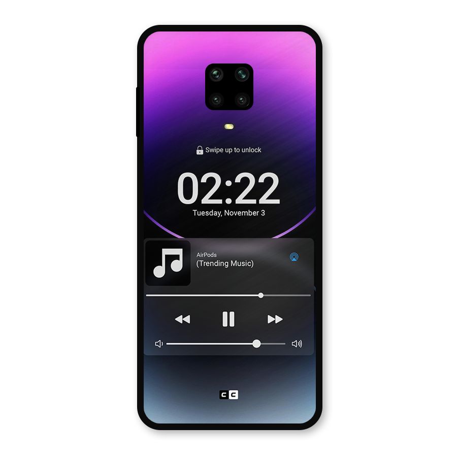 Trending Music Metal Back Case for Redmi Note 9 Pro Max