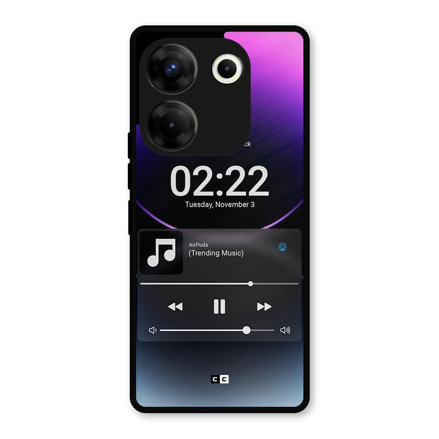 Trending Music Metal Back Case for Tecno Camon 20
