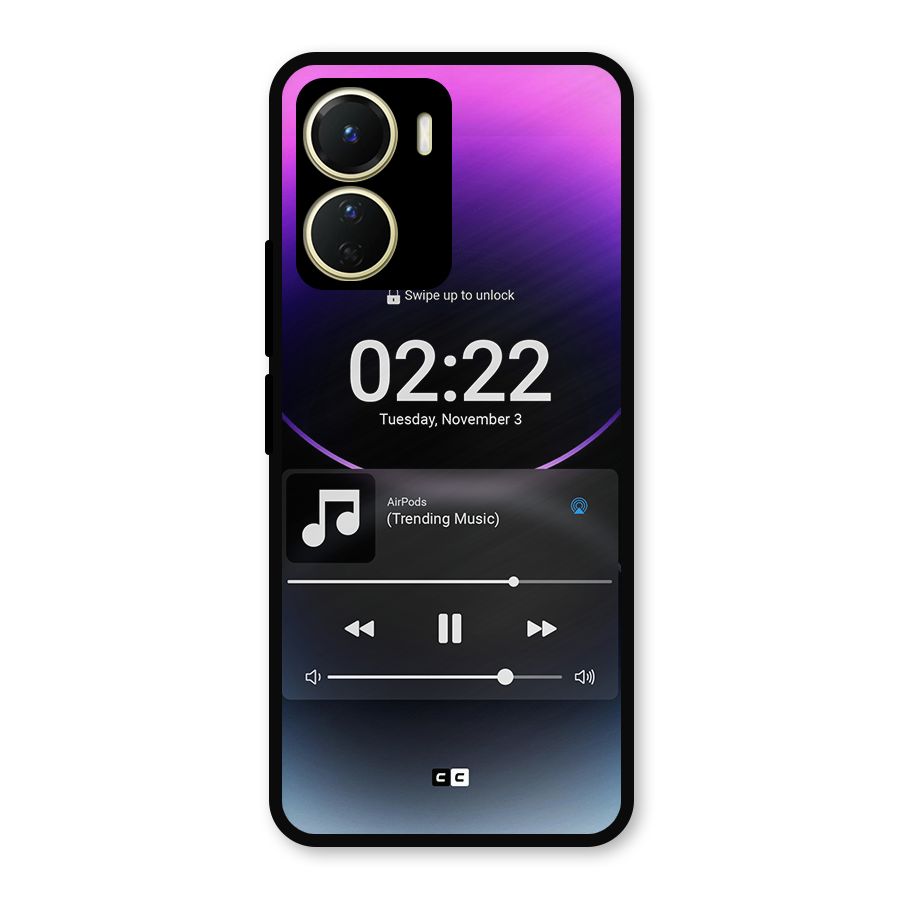 Trending Music Metal Back Case for Vivo T2x