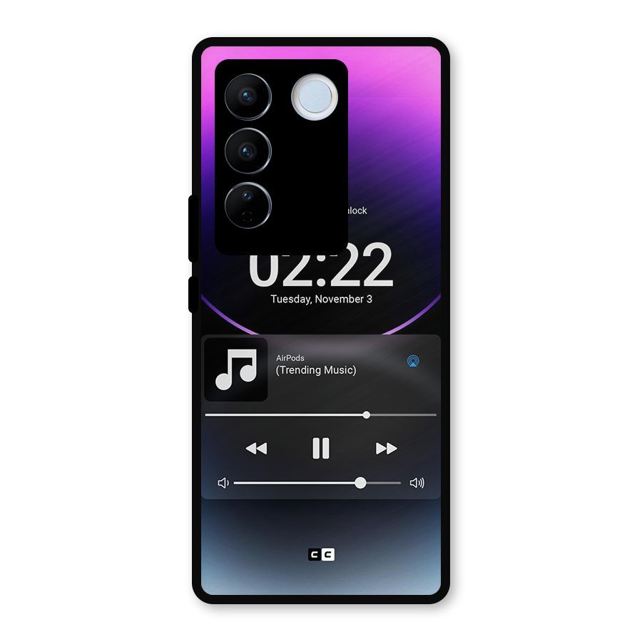 Trending Music Metal Back Case for Vivo V27