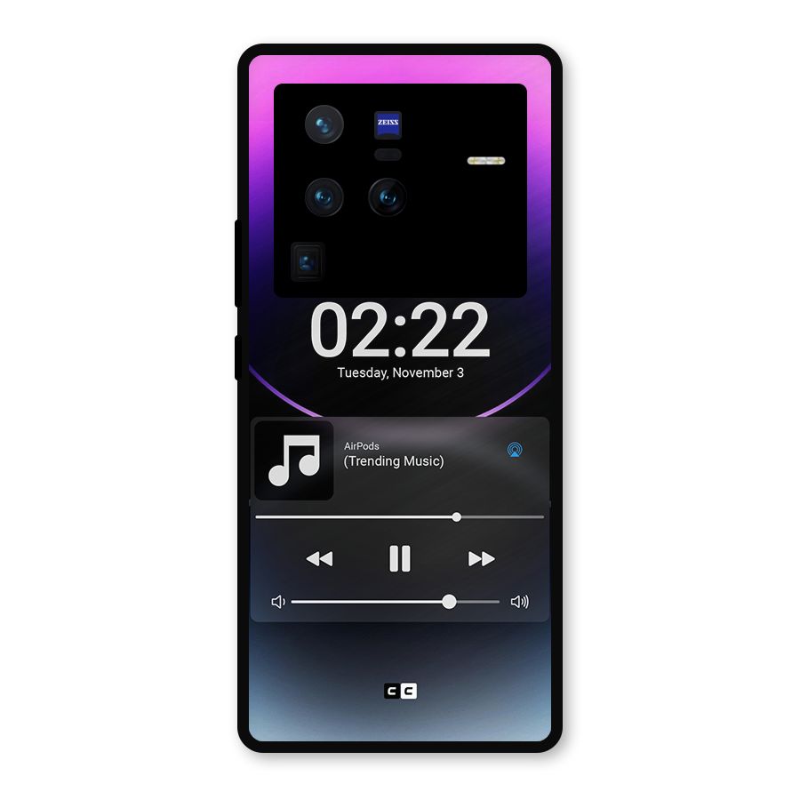 Trending Music Metal Back Case for Vivo X80 Pro