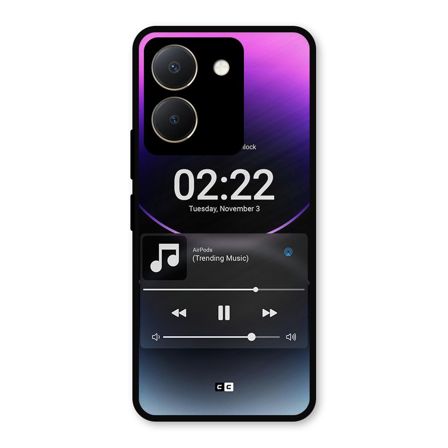 Trending Music Metal Back Case for Vivo Y36