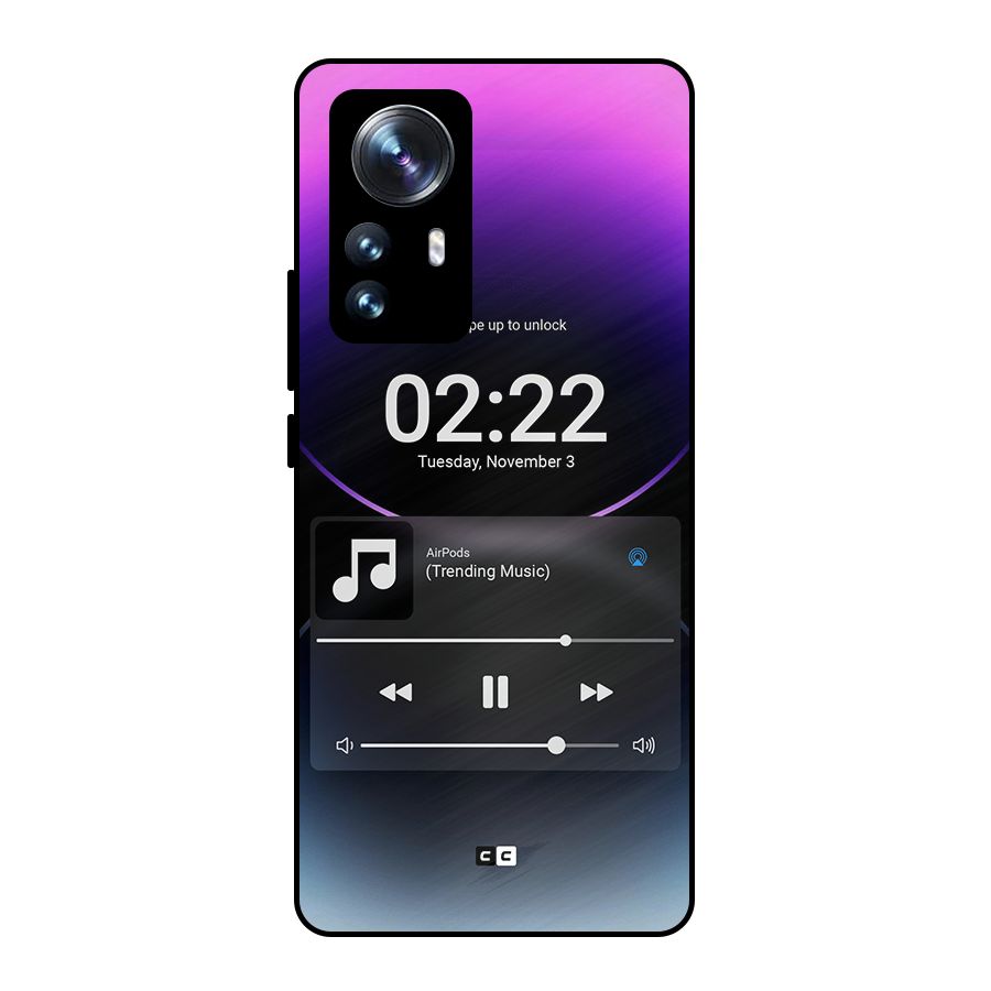 Trending Music Metal Back Case for Xiaomi 12 Pro