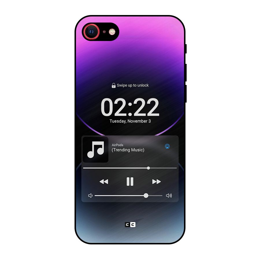 Trending Music Metal Back Case for iPhone 8