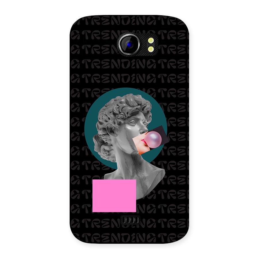 Trending Typo Back Case for Canvas 2 A110