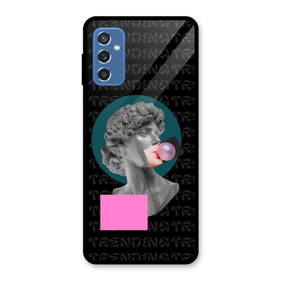 Trending Typo Glass Back Case for Galaxy M52 5G
