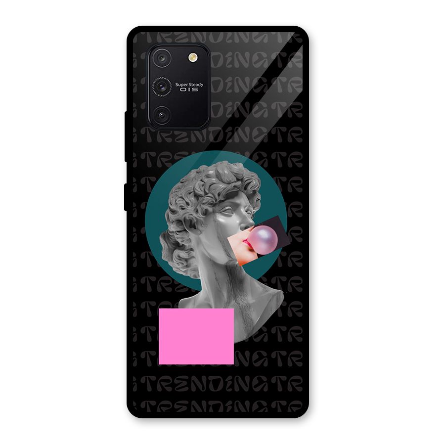 Trending Typo Glass Back Case for Galaxy S10 Lite