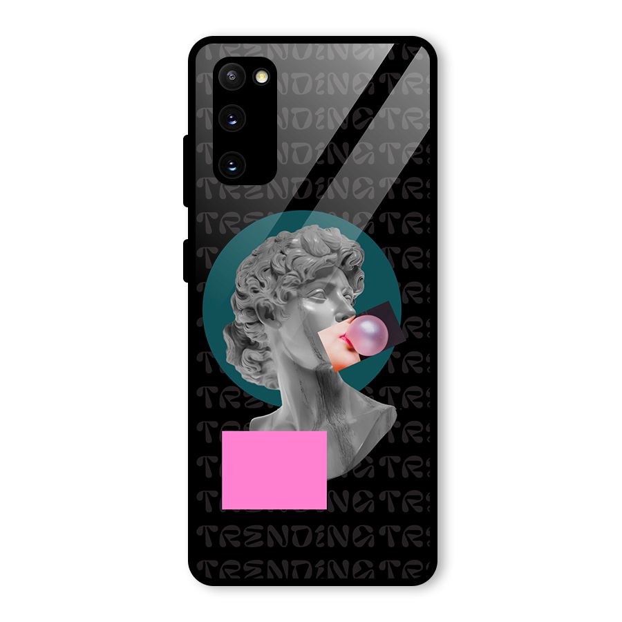 Trending Typo Glass Back Case for Galaxy S20 FE