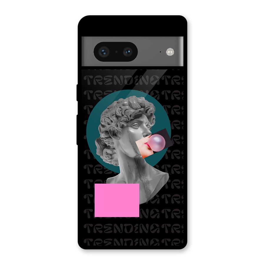 Trending Typo Glass Back Case for Google Pixel 7