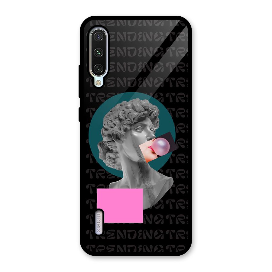 Trending Typo Glass Back Case for Mi A3