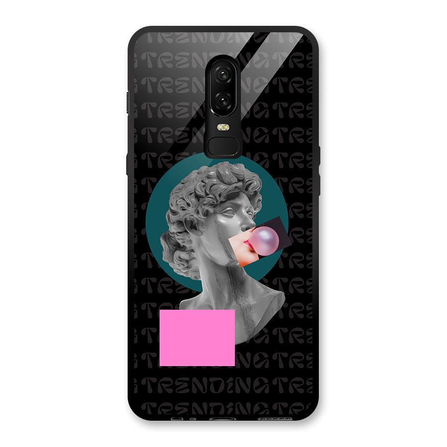 Trending Typo Glass Back Case for OnePlus 6