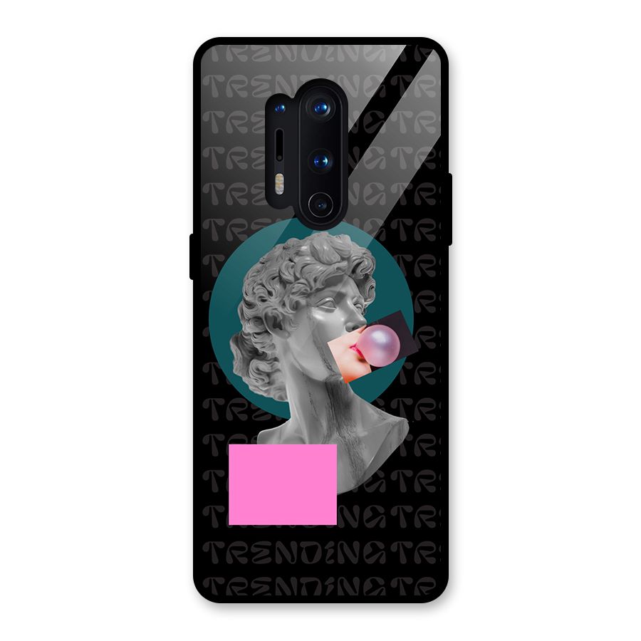 Trending Typo Glass Back Case for OnePlus 8 Pro