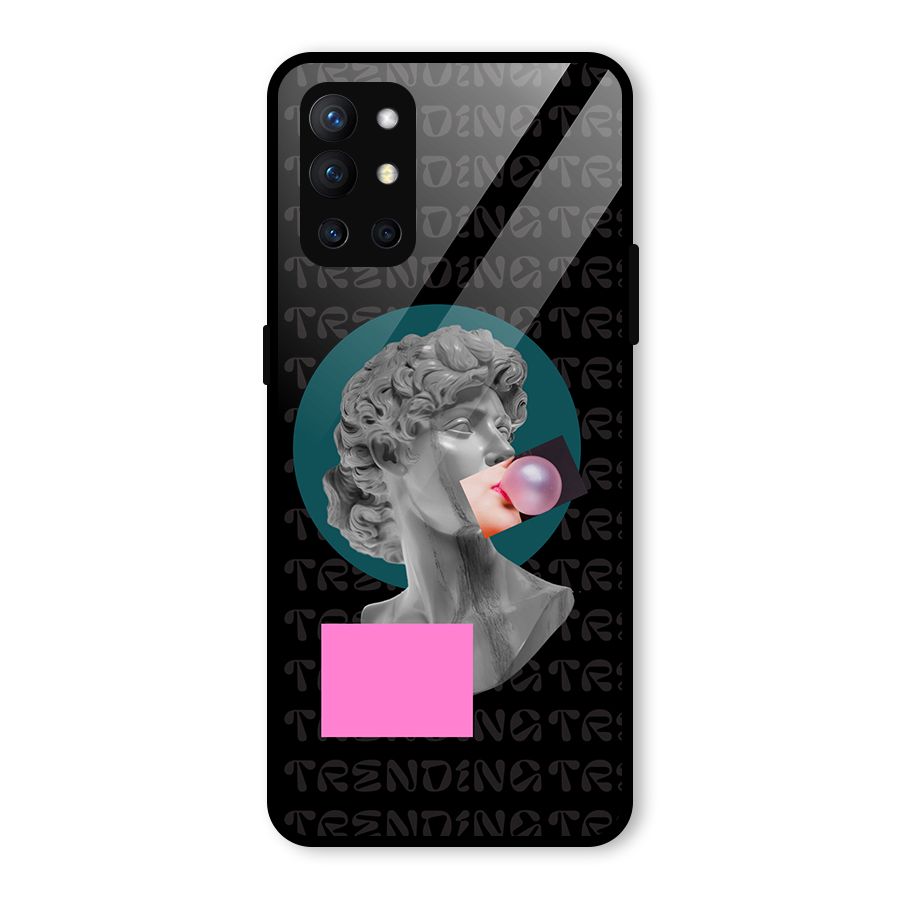Trending Typo Glass Back Case for OnePlus 9R