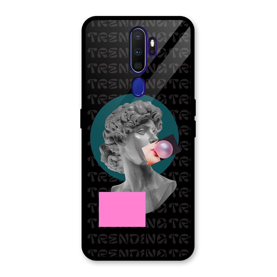 Trending Typo Glass Back Case for Oppo A9 (2020)