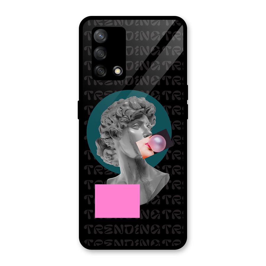 Trending Typo Glass Back Case for Oppo F19