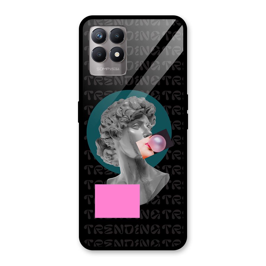 Trending Typo Glass Back Case for Realme Narzo 50