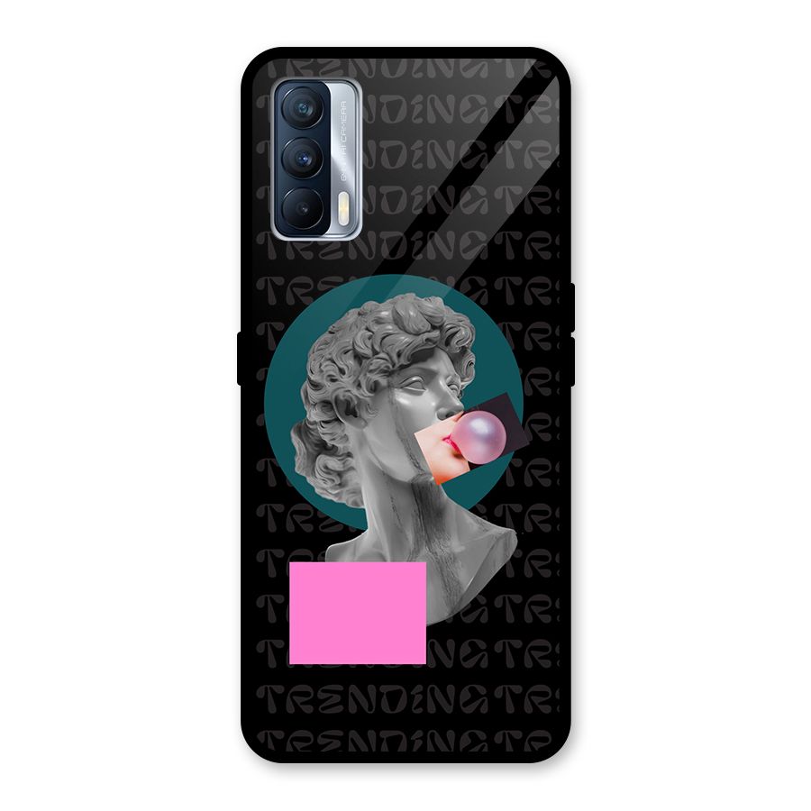 Trending Typo Glass Back Case for Realme X7
