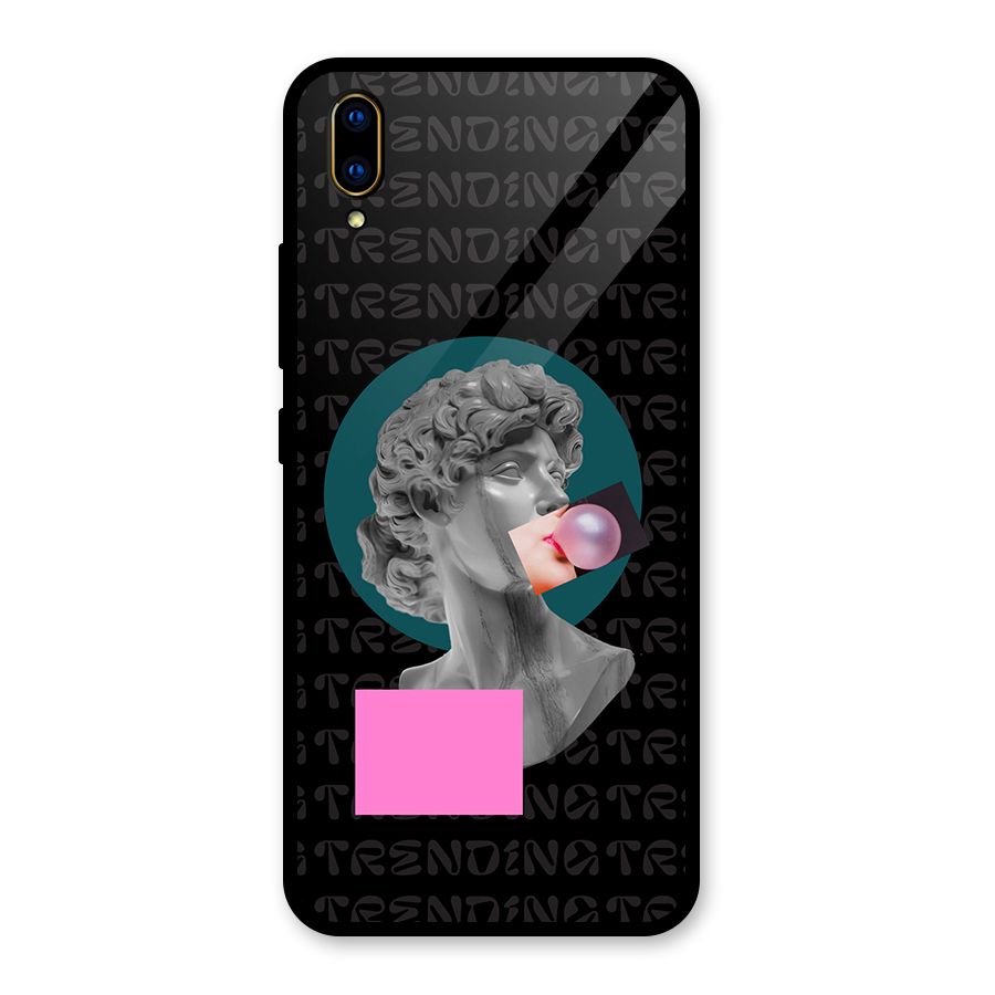 Trending Typo Glass Back Case for Vivo V11 Pro