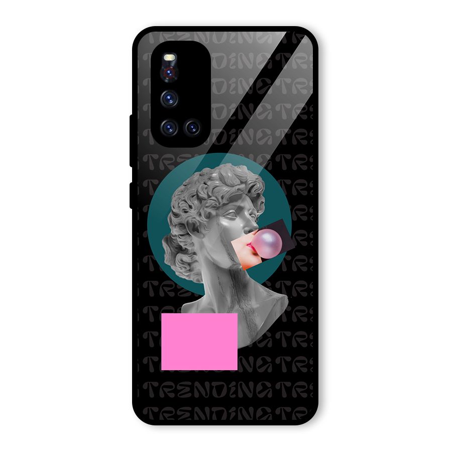 Trending Typo Glass Back Case for Vivo V19