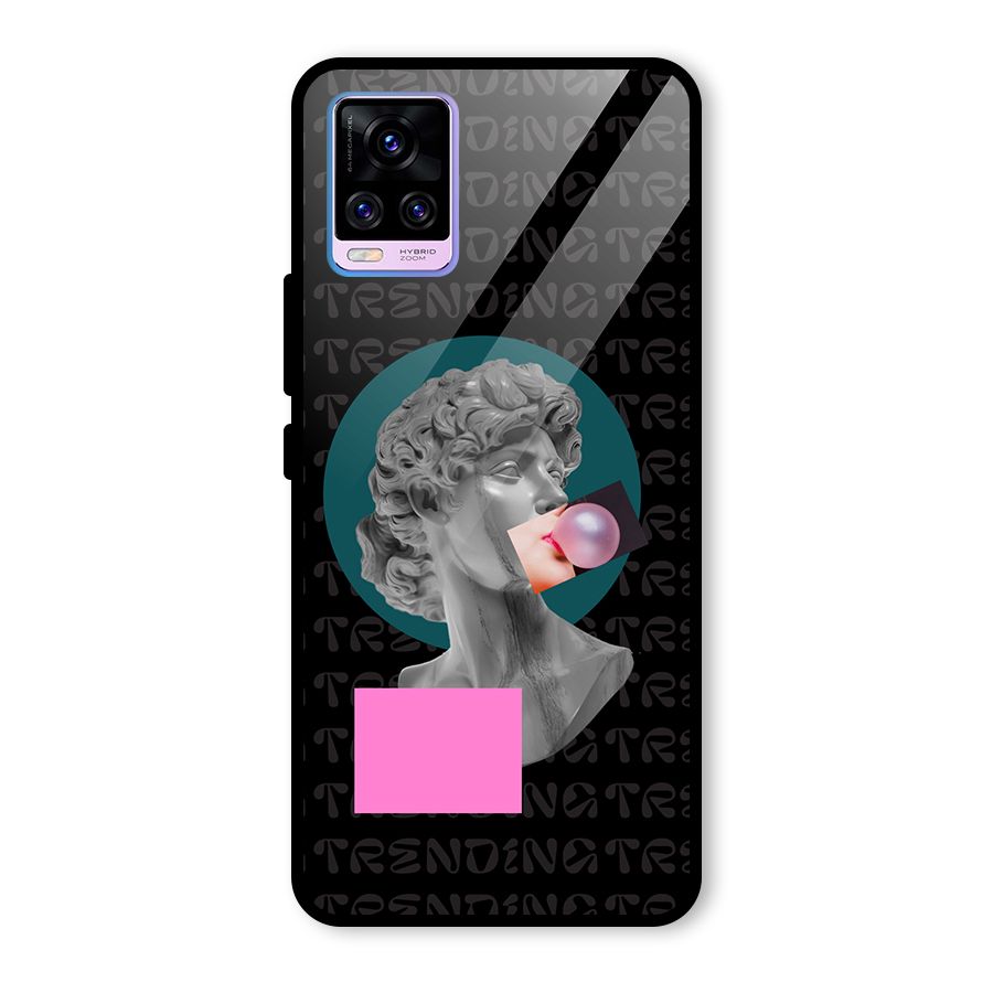 Trending Typo Glass Back Case for Vivo V20 Pro