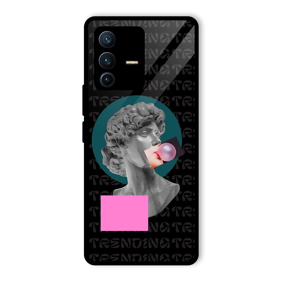 Trending Typo Glass Back Case for Vivo V23 Pro
