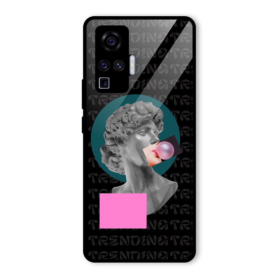 Trending Typo Glass Back Case for Vivo X50 Pro