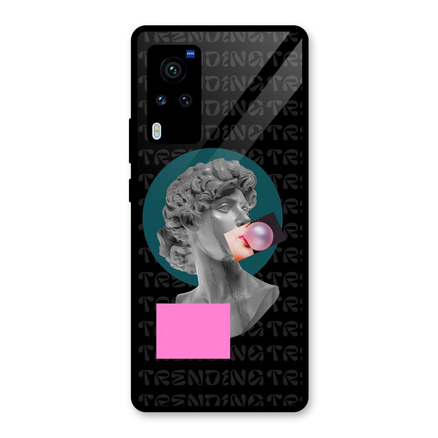 Trending Typo Glass Back Case for Vivo X60 Pro