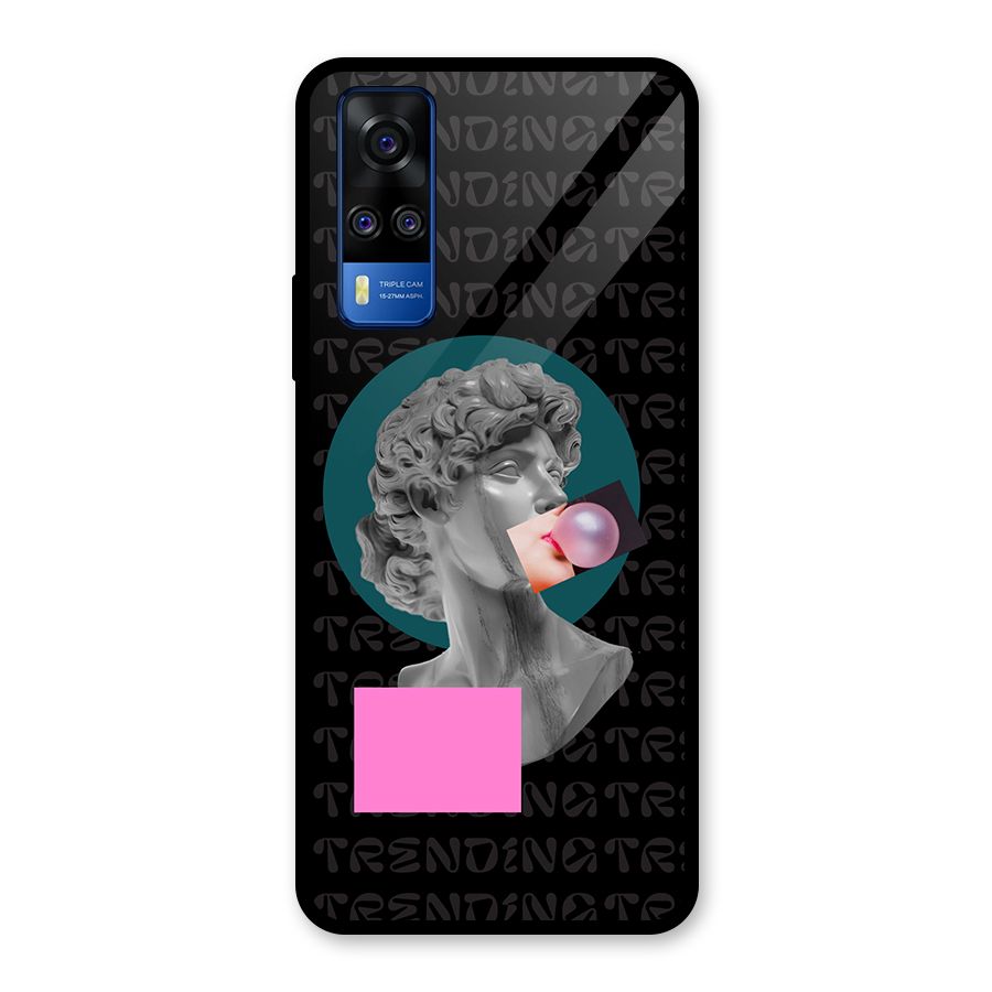 Trending Typo Glass Back Case for Vivo Y31