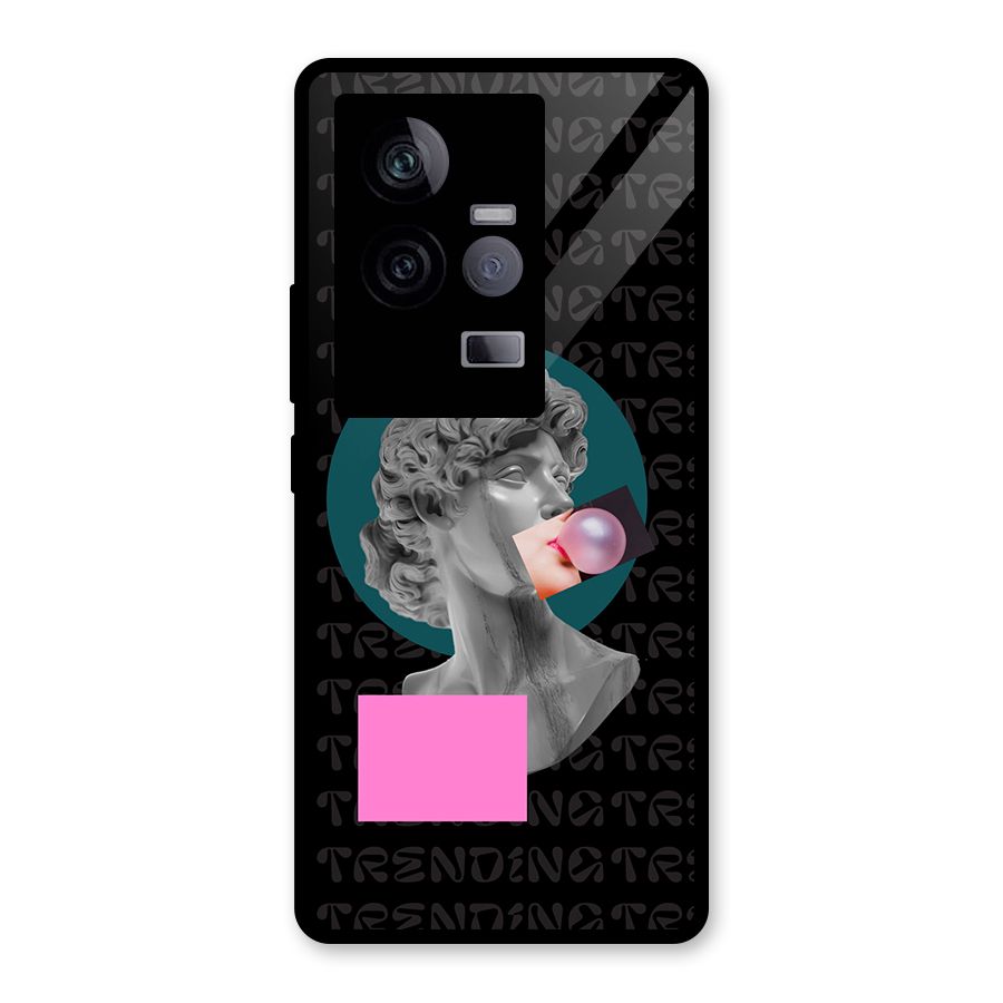 Trending Typo Glass Back Case for Vivo iQOO 11 5G