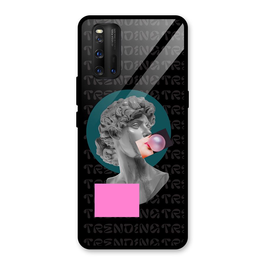 Trending Typo Glass Back Case for Vivo iQOO 3