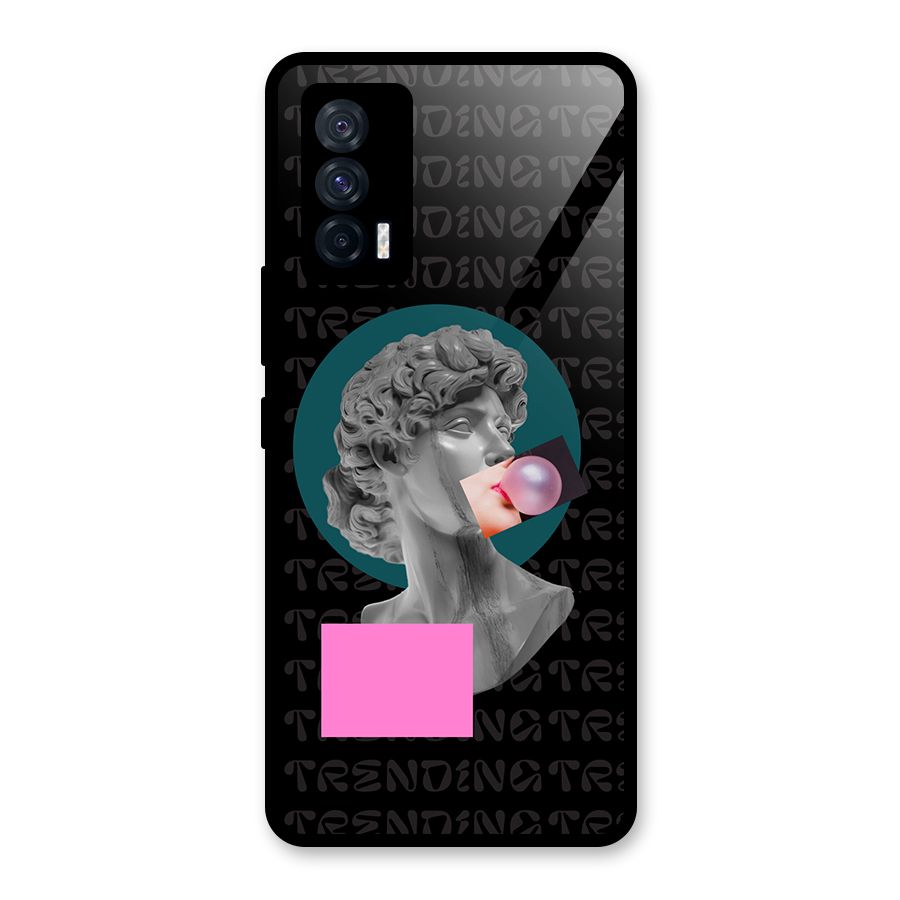 Trending Typo Glass Back Case for Vivo iQOO 7 5G
