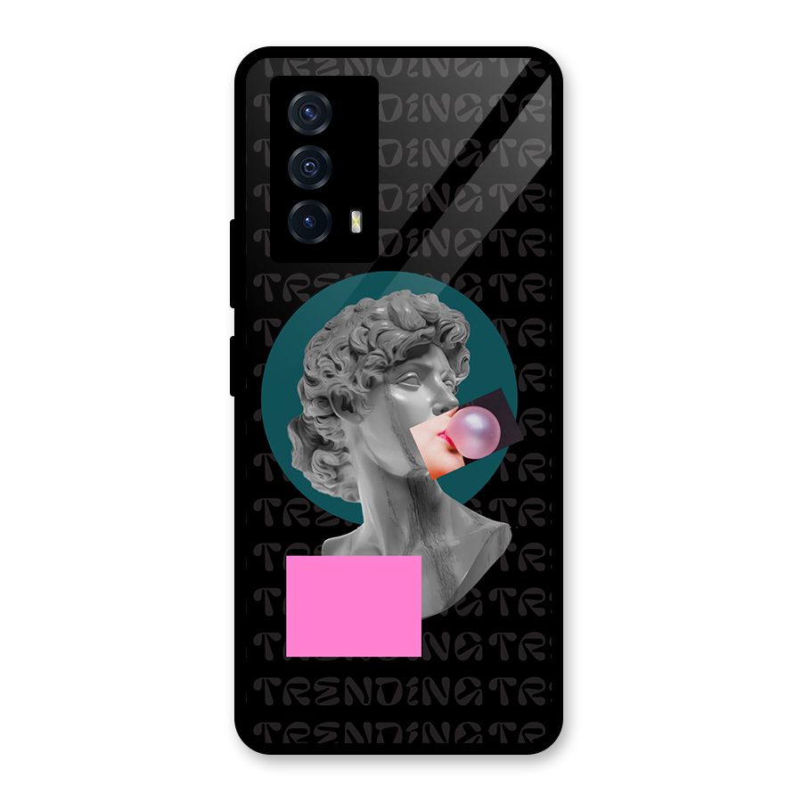 Trending Typo Glass Back Case for Vivo iQOO Z5