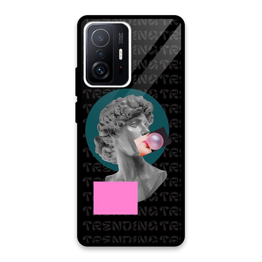 Trending Typo Glass Back Case for Xiaomi 11T Pro