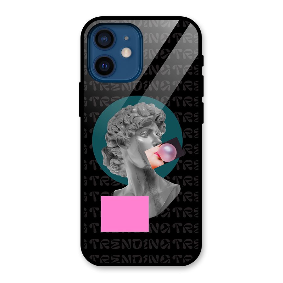 Trending Typo Glass Back Case for iPhone 12 Mini