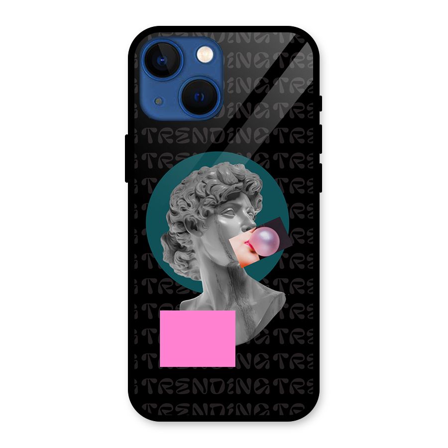 Trending Typo Glass Back Case for iPhone 13 Mini