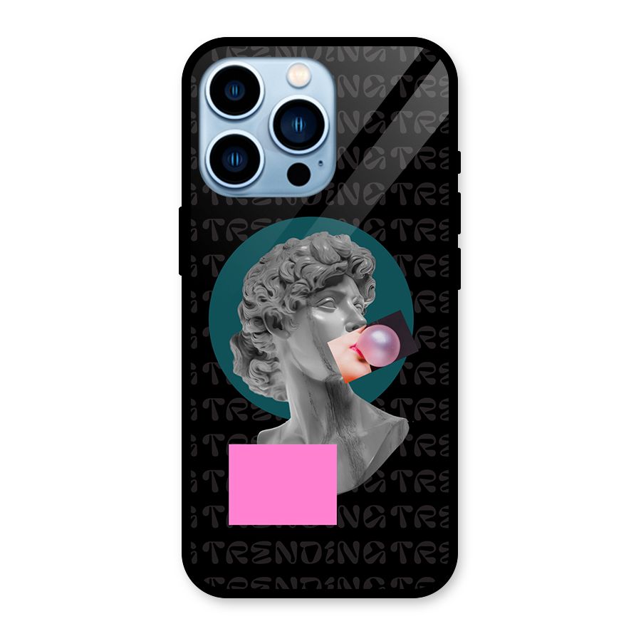 Trending Typo Glass Back Case for iPhone 13 Pro
