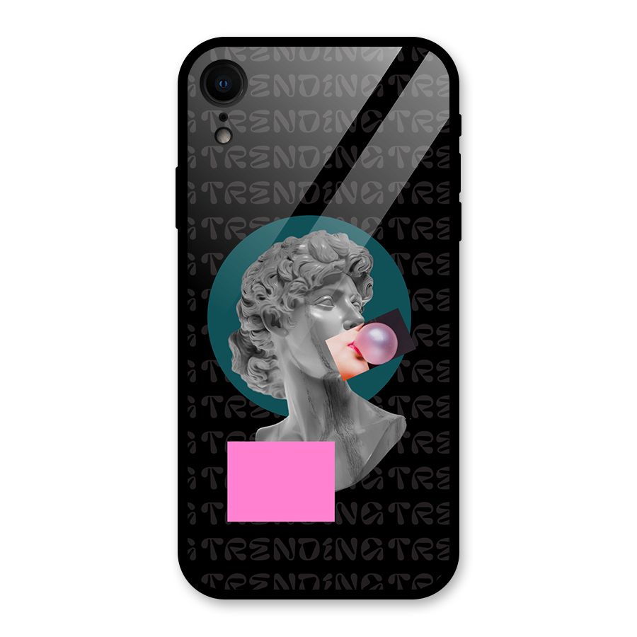 Trending Typo Glass Back Case for iPhone XR