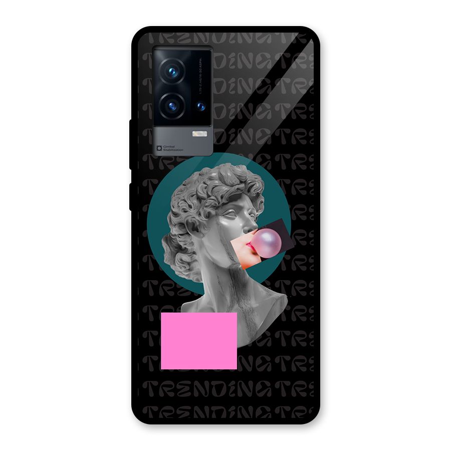 Trending Typo Glass Back Case for iQOO 9 5G