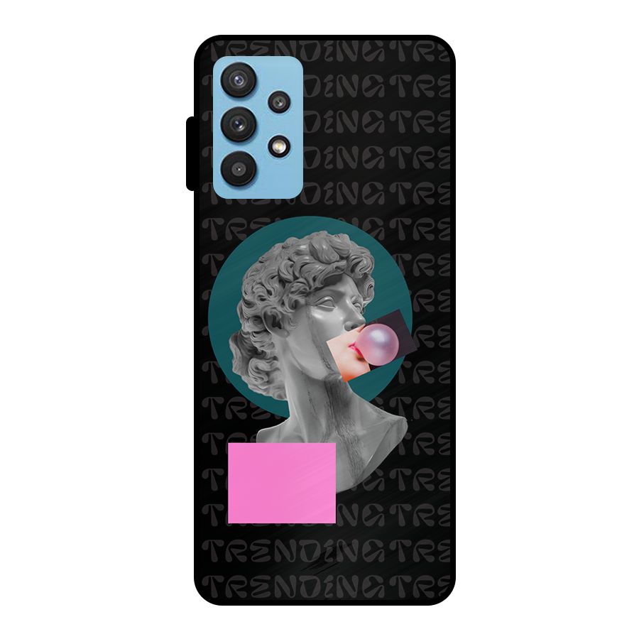 Trending Typo Metal Back Case for Galaxy M32 5G