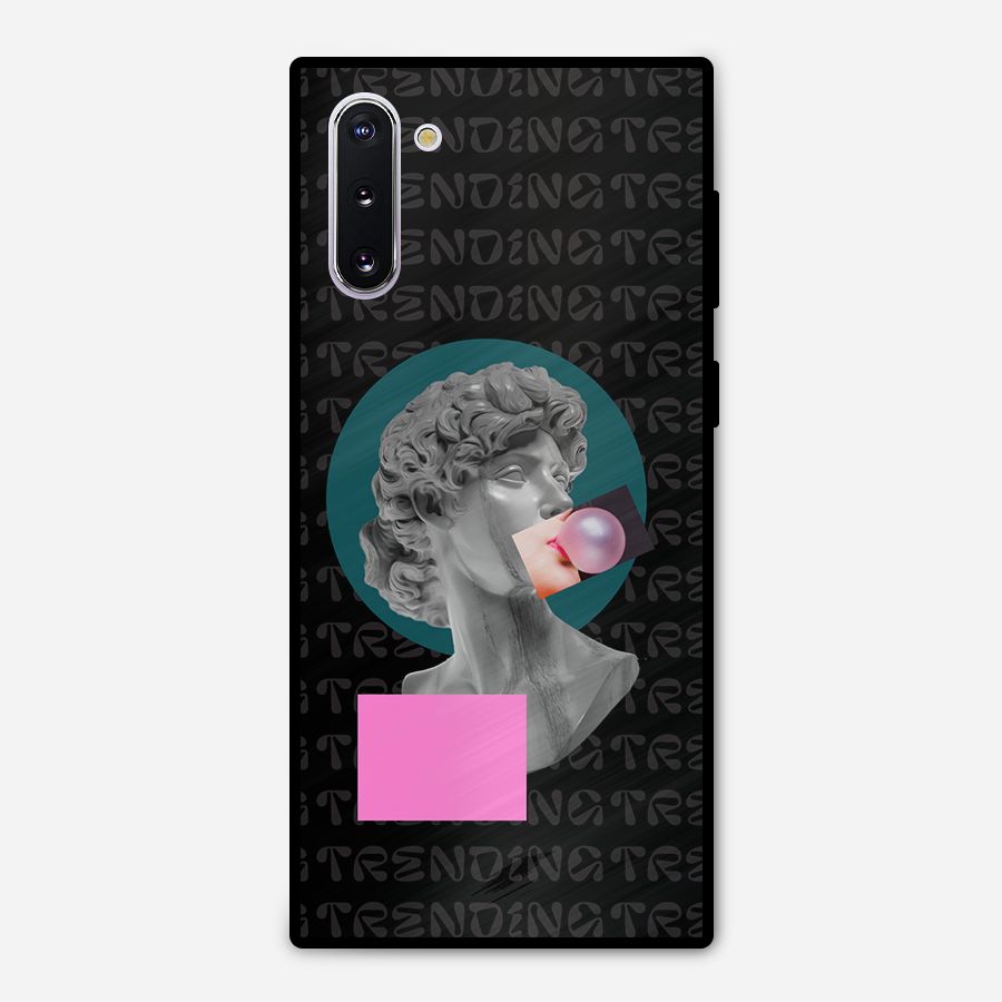 Trending Typo Metal Back Case for Galaxy Note 10