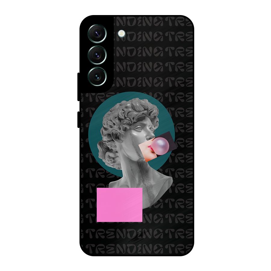 Trending Typo Metal Back Case for Galaxy S22 Plus 5G