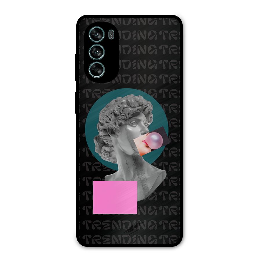 Trending Typo Metal Back Case for Moto G62