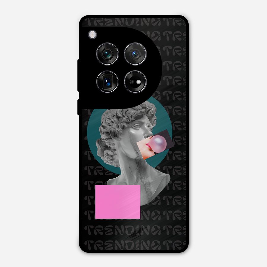 Trending Typo Metal Back Case for OnePlus 12