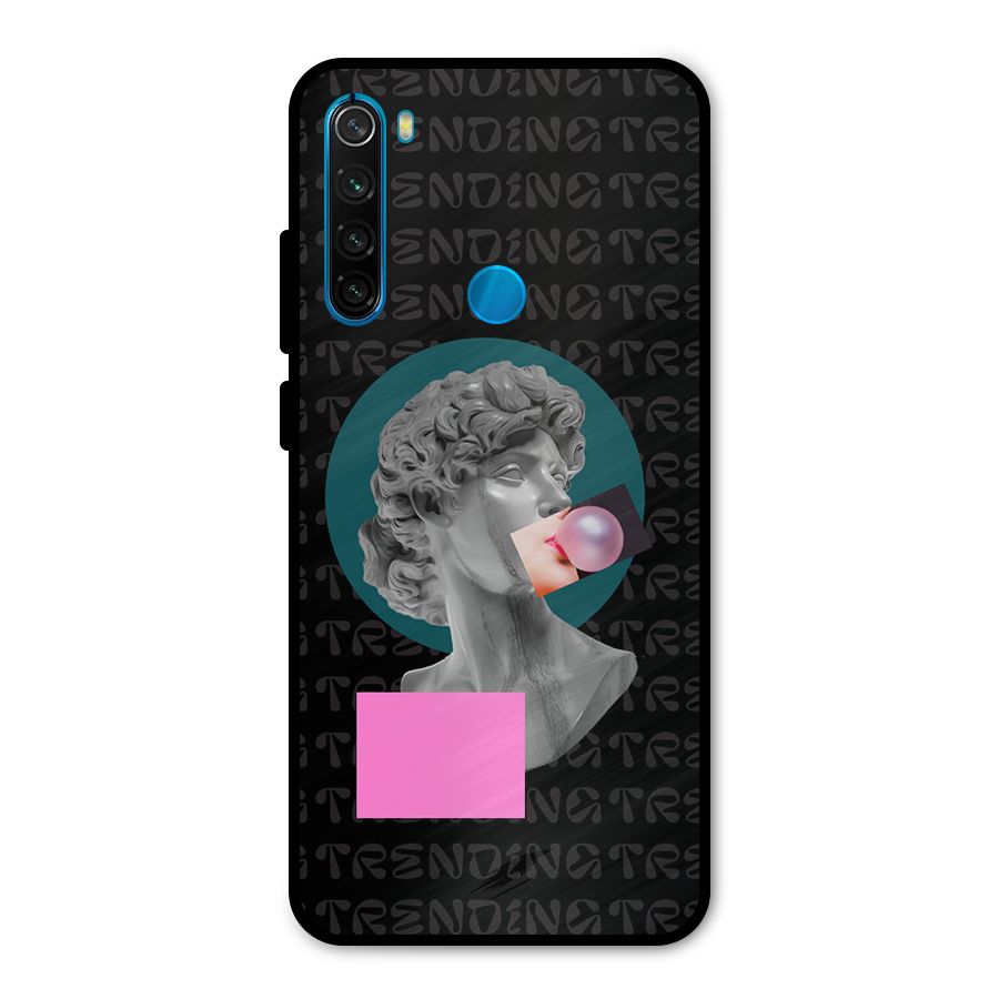 Trending Typo Metal Back Case for Redmi Note 8