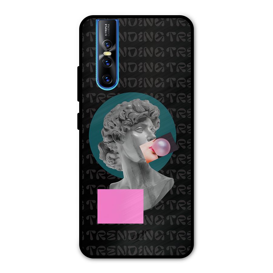 Trending Typo Metal Back Case for Vivo V15 Pro