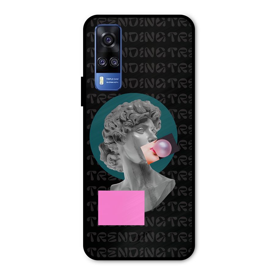 Trending Typo Metal Back Case for Vivo Y31