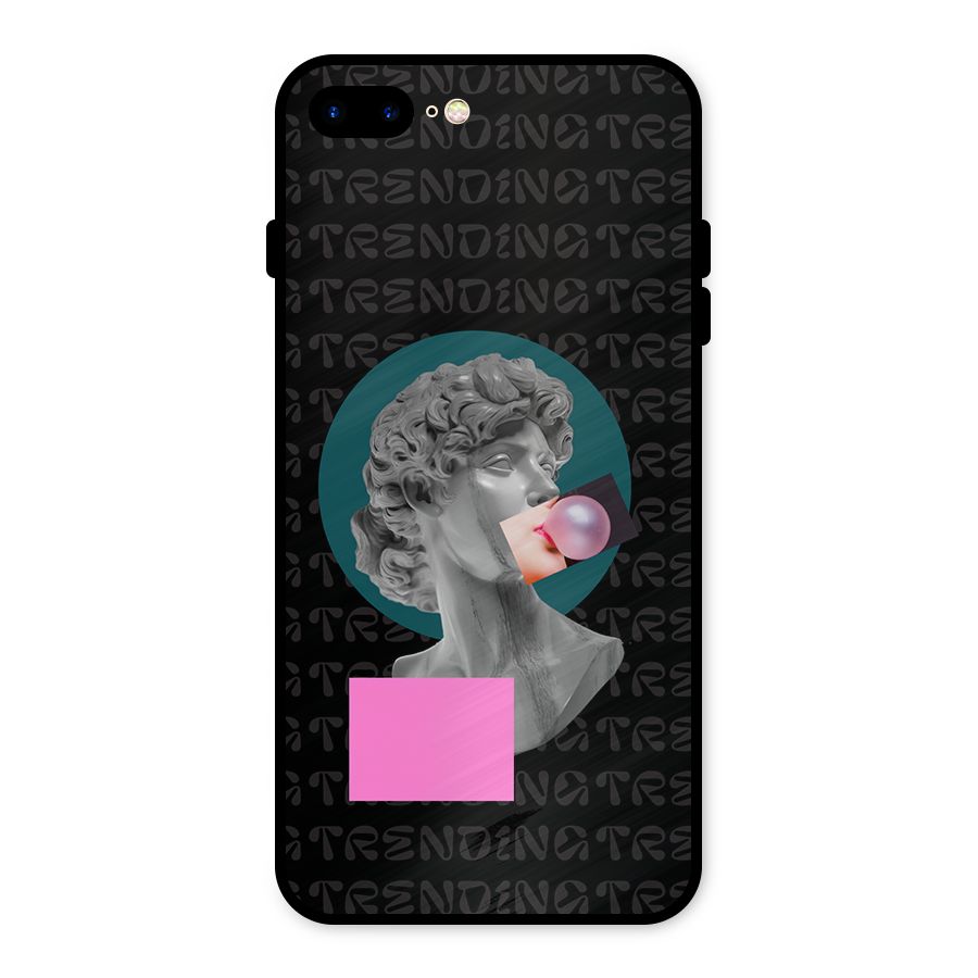 Trending Typo Metal Back Case for iPhone 8 Plus