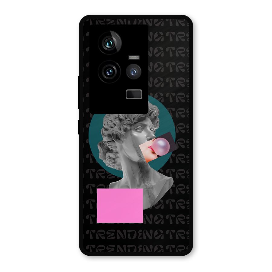 Trending Typo Metal Back Case for iQOO 11 5G