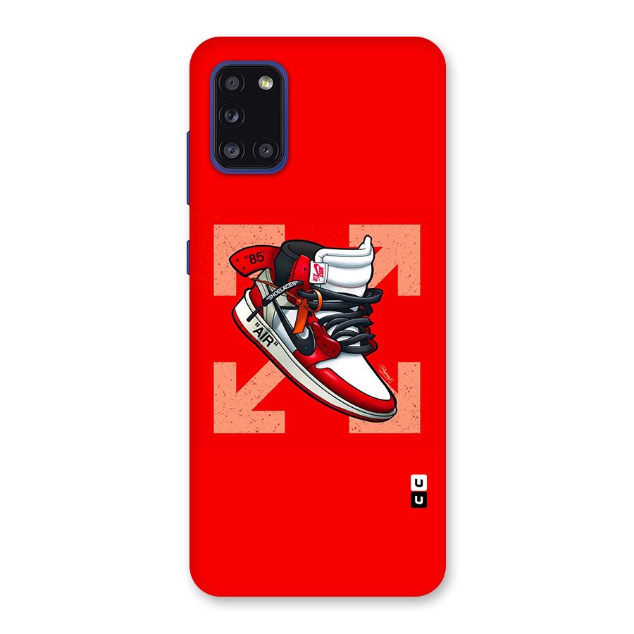 Trendy Air Shoes Back Case for Galaxy A31